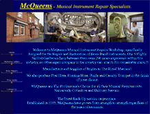 Tablet Screenshot of mcqueens.com